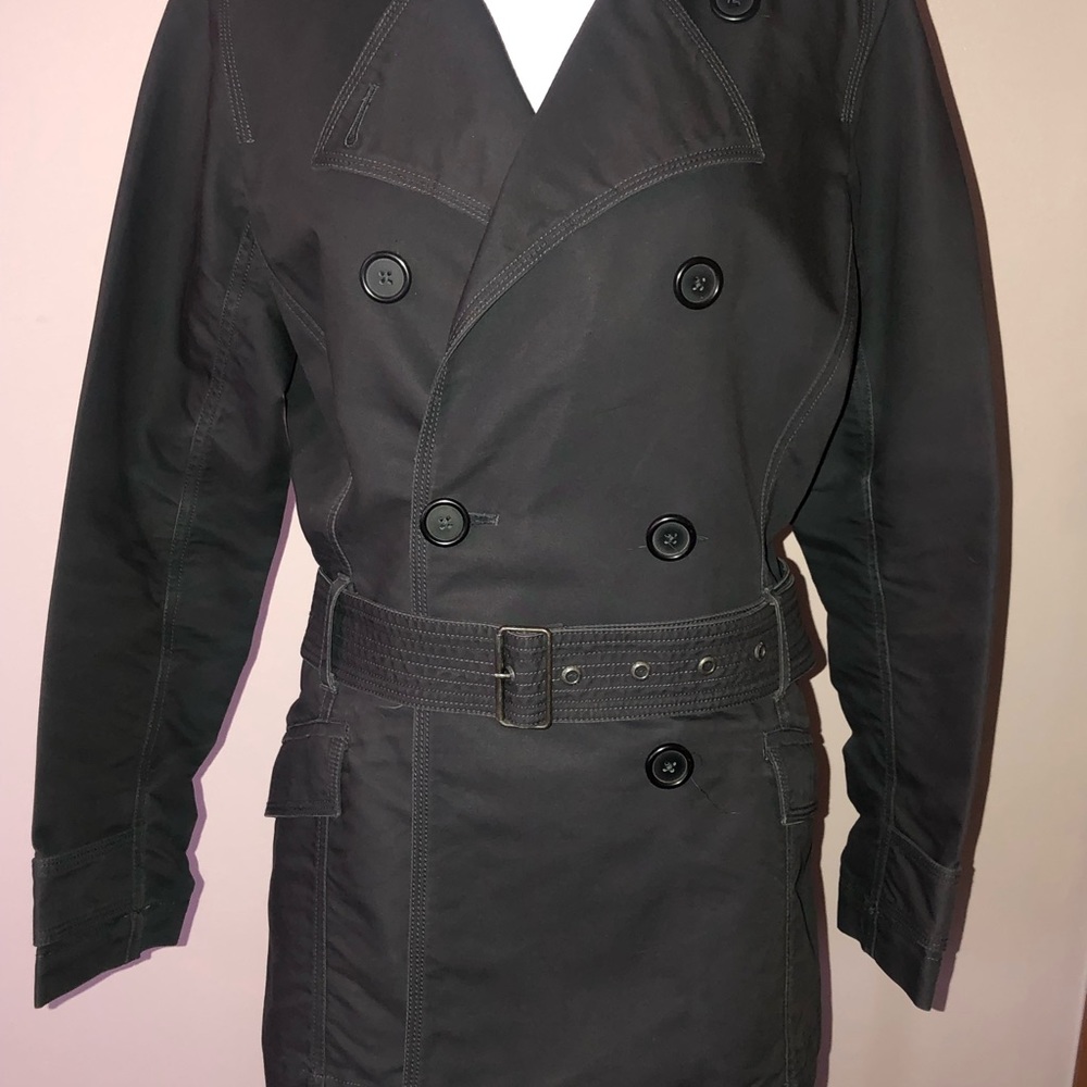 Black trench coat